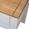 Naktinė spintelė, baltos sp., 46x40x57cm, pušies med. masyvas