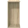 Naktinis staliukas, sonoma, 46,5x29x61cm, apdirbta mediena