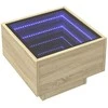 Naktinis staliukas su Infinity LED, ąžuolo, 40x40x30cm