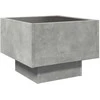 Naktinis staliukas su Infinity LED, betono, 40x40x30cm