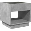 Naktinis staliukas su Infinity LED, betono, 50x50x50cm