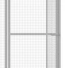 Narvas katėms, 6x3x2,5m, galvanizuotas plienas