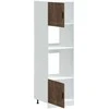 Orkaitės spintelės, 2vnt., Porto, dūminio ąžuolo, mediena