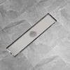 pailgas dušo latakas, nerūdijančio plieno, 530x140 mm
