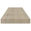 Pakabinama sieninė lentyna, ąžuolo spalvos, 80x23,5x3,8cm, MDF