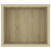 TV staliukas Pakabinama TV spintelė, ąžuolo, 100x30x26,5cm, apdirbta mediena