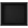 TV staliukas Pakabinama TV spintelė, juoda, 100x30x26,5cm, mediena
