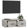 TV staliukas Pakabinama TV spintelė, betono pilka, 80x36x25cm, mediena
