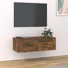 TV staliukas Pakabinama TV spintelė, dūminio ąžuolo, 80x36x25cm, mediena