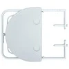 Pakabinamas balkono stalas, baltas, 60x64x83,5cm, plastikas