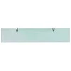 Pakabinamos lentynos, 2vnt., 100x20cm, stiklas, 8mm (243785x2)