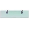 Pakabinamos lentynos, 2vnt., 40x10cm, stiklas, 8mm (243755x2)