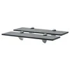 Pakabinamos lentynos, 2vnt., 40x10cm, stiklas, 8mm (243763x2)