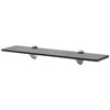 Pakabinamos lentynos, 2vnt., 50x20cm, stiklas, 8mm (243788x2)