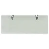 Pakabinamos lentynos, 2vnt., 50x20cm, stiklas, 8mm (243796x2)