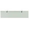 Pakabinamos lentynos, 2vnt., 80x20cm, stiklas, 8mm (243799x2)