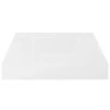 Pakabinamos lentynos, 2vnt., baltos, 23x23,5x3,8cm, MDF