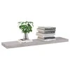 Pakabinamos lentynos, 2vnt., betono pilkos, 90x23,5x3,8cm, MDF