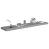 Pakabinamos lentynos, 2vnt., pilkos, 120x23,5x3,8cm, MDF