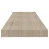 Pakabinamos lentynos, 4vnt., ąžuolo, 80x23,5x3,8cm, MDF