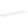 Pakabinamos lentynos, 4vnt., baltos, 120x23,5x3,8cm, MDF