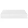 Pakabinamos lentynos, 4vnt., baltos, 23x23,5x3,8cm, MDF