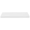 Pakabinamos lentynos, 4vnt., baltos, 60x23,5x3,8cm, MDF