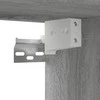 TV staliukas Pakabinamos TV spintelės, 3vnt., pilkos, 60x30x30cm, mediena