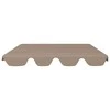 Pakaitinis skliautas sodo sūpynėms, taupe, 150/130x105/70cm