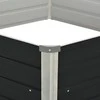 Pakeltas sodo lovelis, antr. sp., 129x129x45cm, galvan. plienas