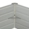 Pakeltas sodo lovelis, antr. sp., 129x129x45cm, galvan. plienas
