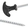 Palapinės kaiščiai, 12vnt., 17cm, skersmuo 7mm, plienas