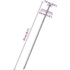 Palapinės kaiščiai, 24vnt., 23cm, skersmuo 6mm, plienas