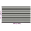 Palapinės kilimėlis, antracito ir baltas, 400x700cm, HDPE
