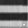 Palapinės kilimėlis, antracito ir baltas, 400x800cm, HDPE