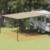 Palapinės kilimėlis, smėlio spalvos, 400x500cm, HDPE