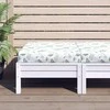 Paletės pagalvėlė, 60x60x8cm, oksfordo audinys, su lapais