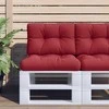 Paletės pagalvėlė, raudonojo vyno spalvos, 60x40x12cm, audinys