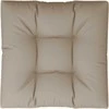Paletės pagalvėlė, taupe spalvos, 80x80x12cm, audinys