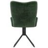 Pasukamos valgomojo kėdės, 2vnt., tamsiai žalios, aksomas