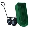 Paverčiamas rankinis sodo vežimėlis, žalios spalvos, 300kg, 75l