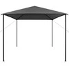 Pavėsinė, antracito spalvos, 3x3m, audinys ir plienas, 180 g/m²
