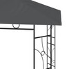 Pavėsinė, antracito spalvos, 3x3x2,7m, 160g/m²