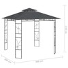 Pavėsinė, antracito spalvos, 3x3x2,7m, 160g/m²