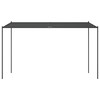 Pavėsinė, antracito spalvos, 4x4m, audinys ir plienas, 180g/m²