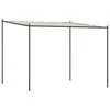 Pavėsinė, baltos spalvos, 3x3m, audinys ir plienas, 180g/m²