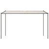 Pavėsinė, baltos spalvos, 4x4m, audinys ir plienas, 180g/m²