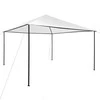 Pavėsinė, baltos spalvos, 4x4x3m, 180 g/m²