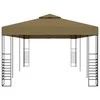 Pavėsinė-palapinė, taupe spalvos, 6x3x2,7m, 180g/m²