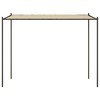Pavėsinė, smėlio spalvos, 3x3m, audinys ir plienas, 180g/m²